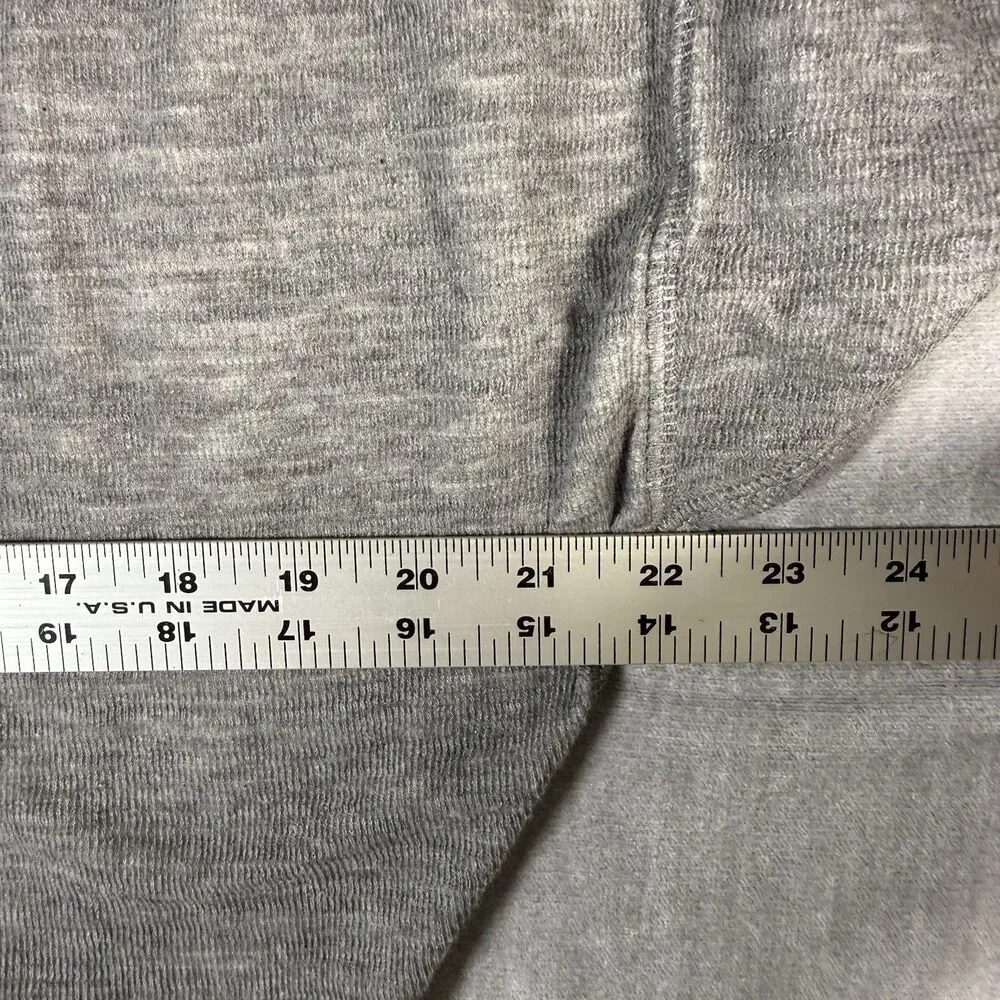 We The Free Free People Nikala Zip Shoulder Sweater Women’s Small Gray Boat Neck